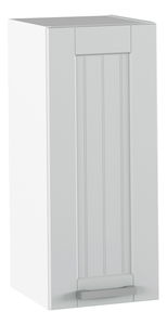 Horní kuchyňská skříňka Janne Typ 2 (světle šedá + bílá)