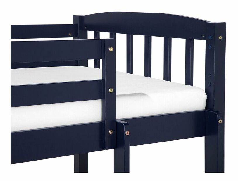 Patrová postel 90 cm REWIND (s roštem) (modrá)