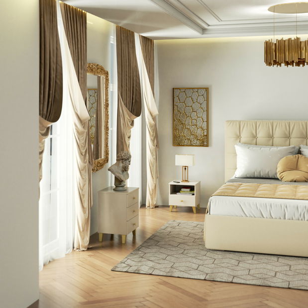 Noční stolek Mercados (kašmír)