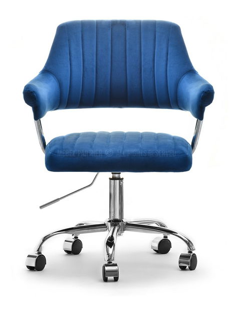 Židle Merylyn (námořnická + chromová)