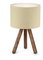 Stolní lampa Woodarella 6 (béžová + přírodní)