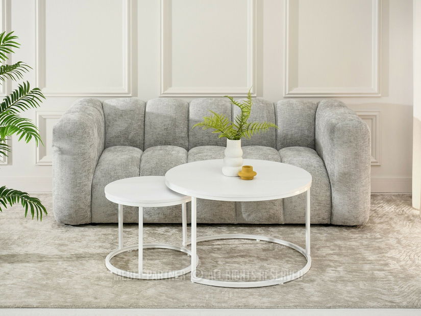 Konferenční stolek Krzaklewski (bílá)