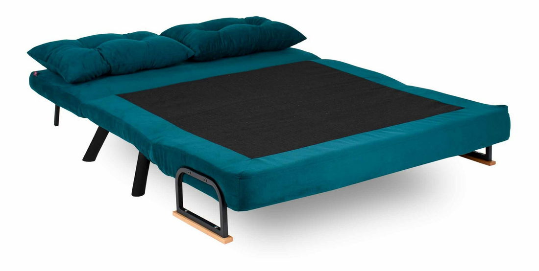 Pohovka futon Sandy (petrolejová)