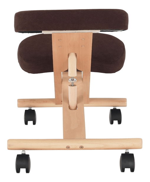 Ergonomická klekačka Florentina (hnědá + buk)