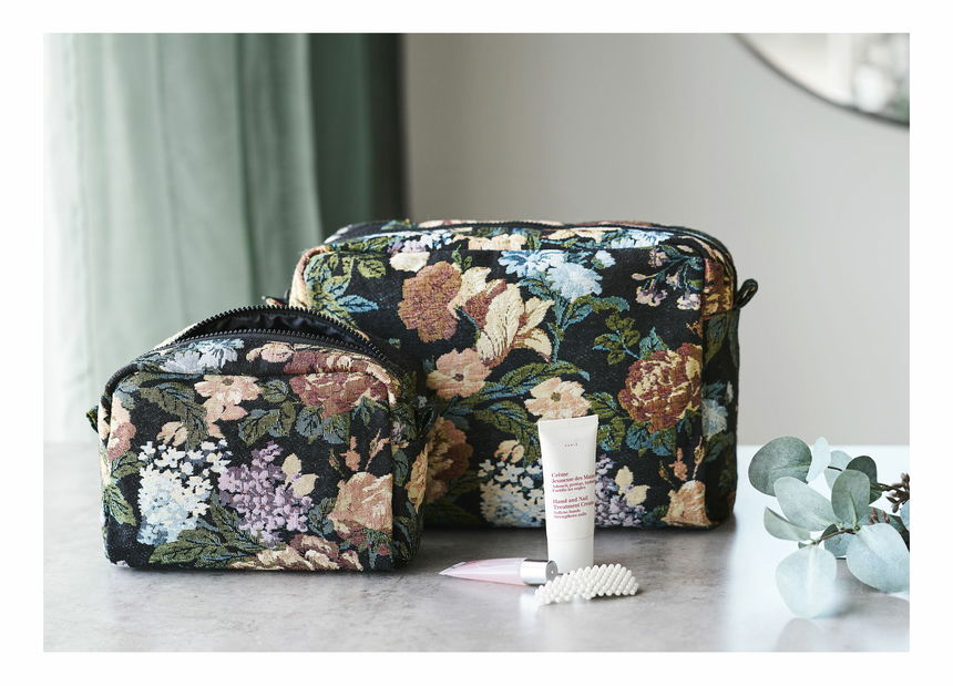 Toaletní tašky 2 ks Zemeria (černá)