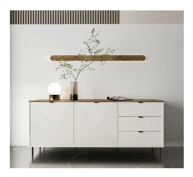 Komoda Explicaba (kašmír + dub castello)