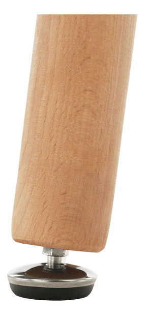 Jídelní stůl Dirrax 5 (bílá matná + buk) (pro 2 osoby)