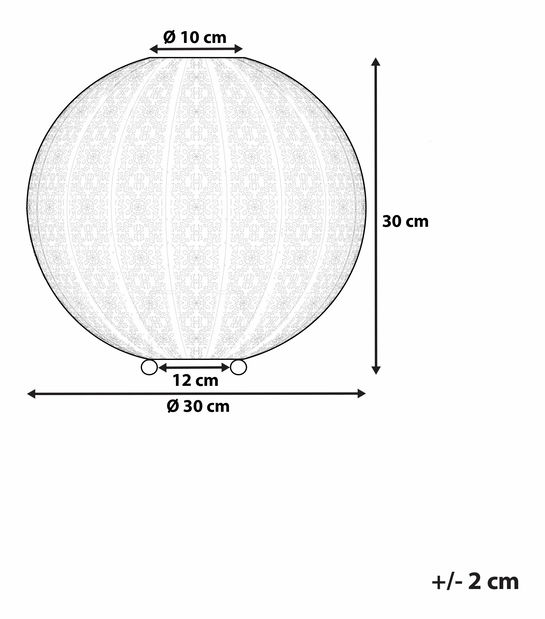 Stolní lampa Fania (stříbrná)