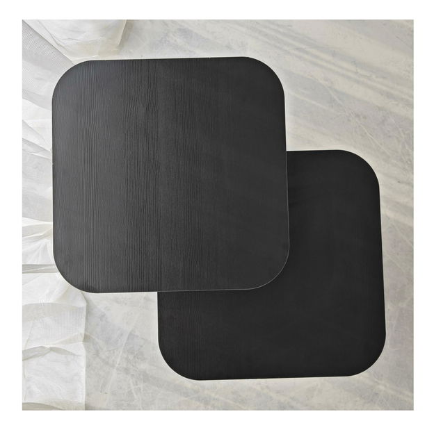 Set 2ks. příručních stolků Diveta (černá)