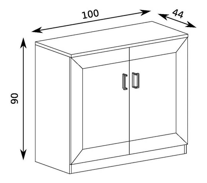 Skříňka Titanus 03 (dub lefkas)