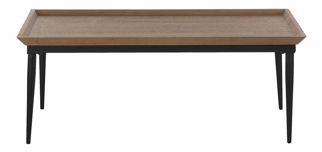 Konferenční stolek Lanid (tmavé dřevo)