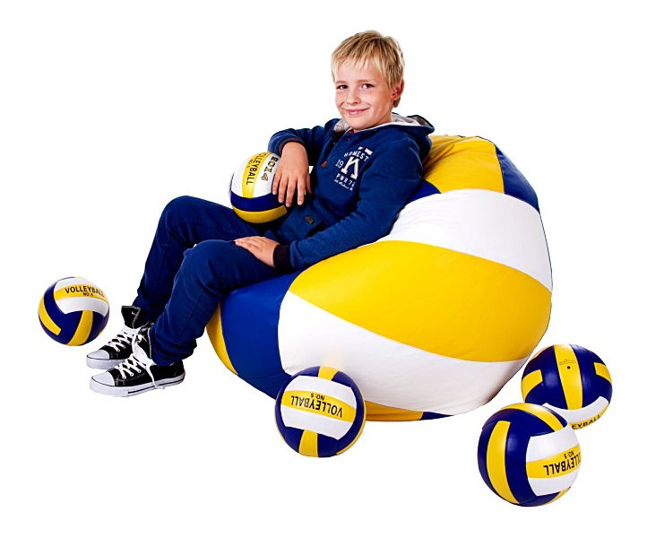 Sedací vak Volejbal XXL