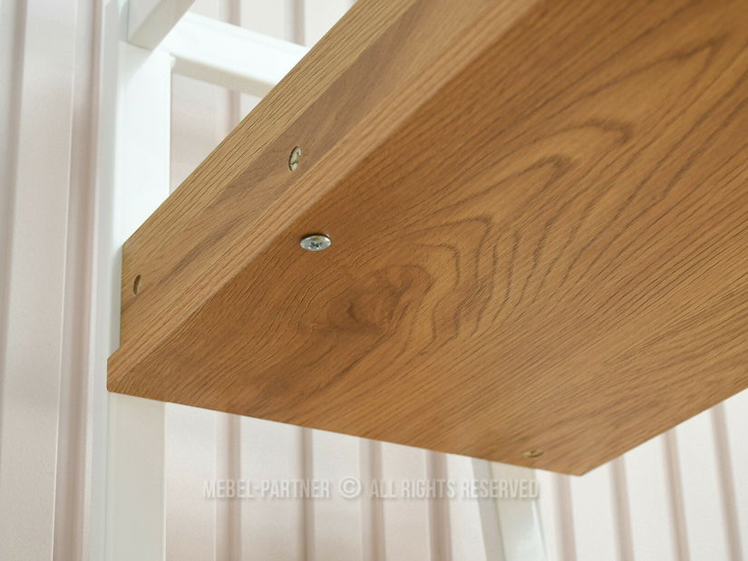 Regál Babs (dub + bílá)