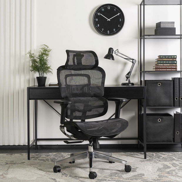 Kancelářské křeslo Necesarias (černá)