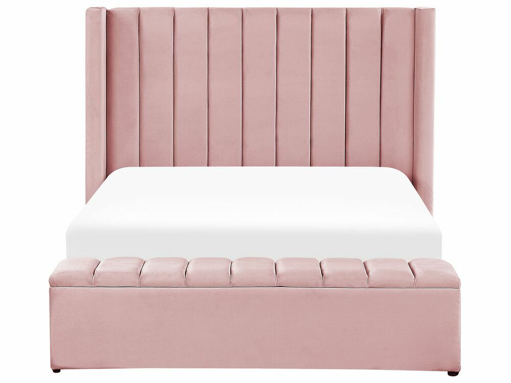 Manželská postel 140 cm Noya (růžová)