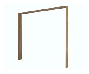 Rám pro šatní skříň Verdeene L (divoký dub + béžová)