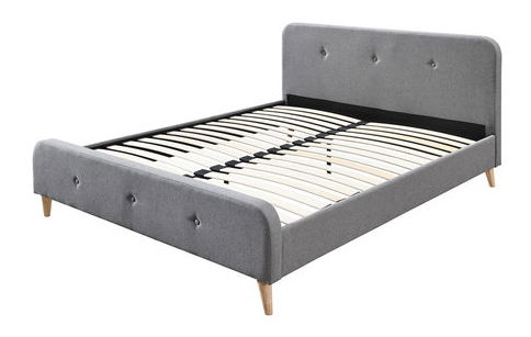 Manželská postel 180 cm Lomaha New (béžová) (s roštem)