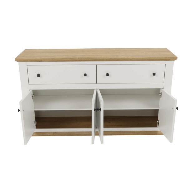 Komoda Leoras MZ10 (bílá + dub grand)