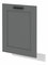 Dvířka na vestavnou myčku nádobí Lucid ZM 596 x 713 (dustgrey + bílá)