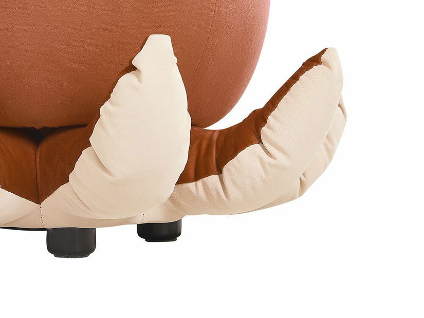 Taburetka OCTAPU (hnědá)