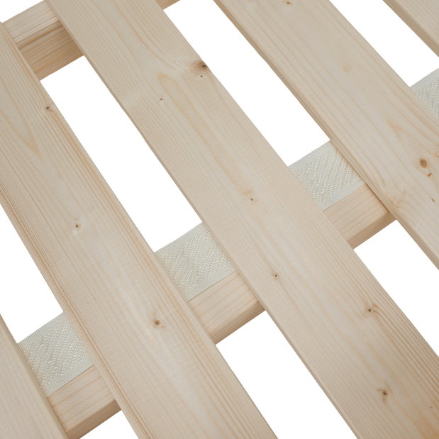Manželská postel 180 cm Novedades (přírodní) (s roštem)