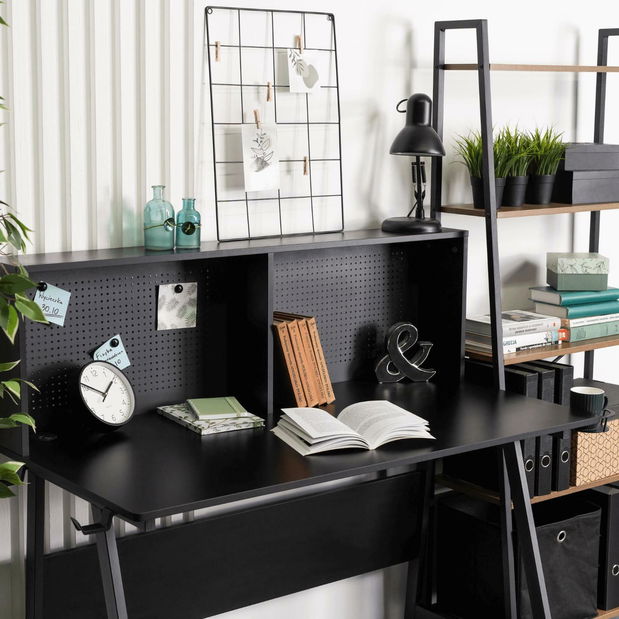 Psací stolek Ivuma (černá)
