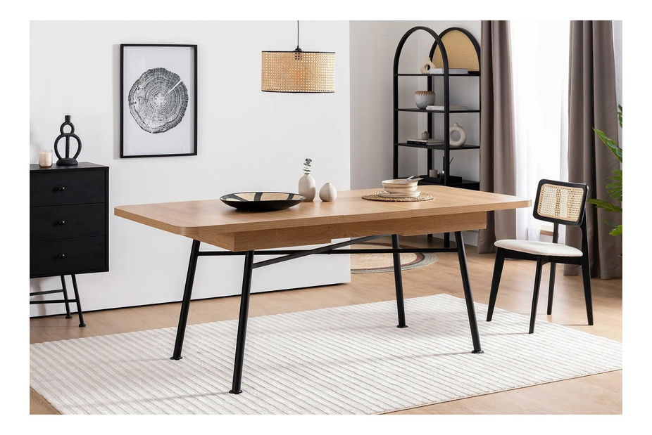 Rozkládací jídelní stůl Nillia 198 (přírodní)