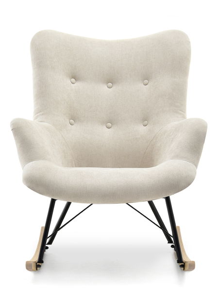 Houpací křeslo Laurentino (černá)