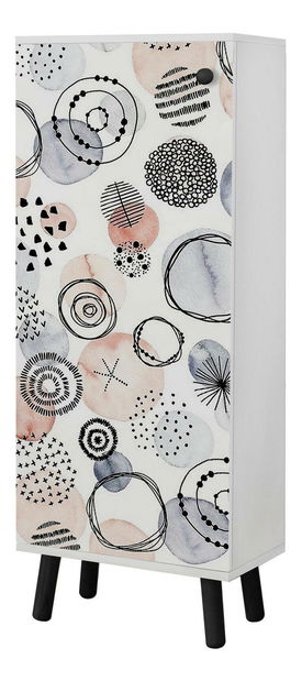 Botník (skříňka na boty) Beside 22 (bílá + černá)