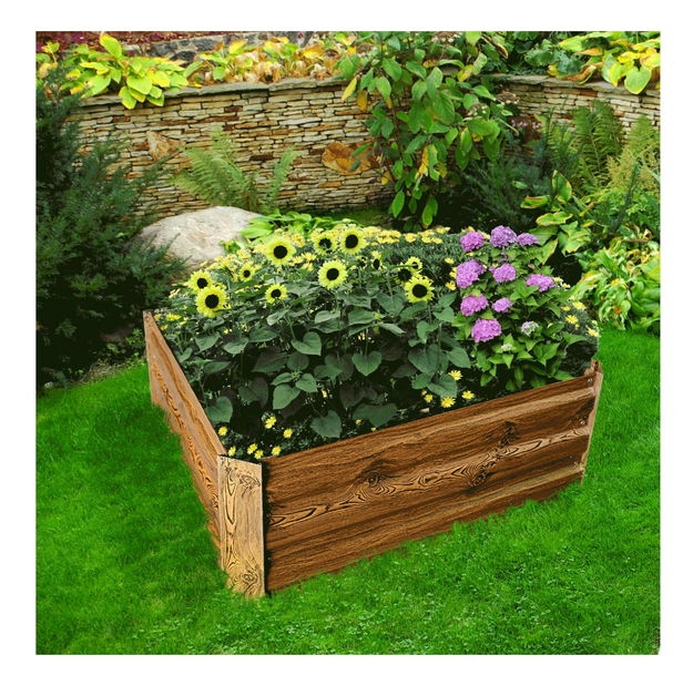 Vyvýšený záhon 2 Naipes (hnědá)