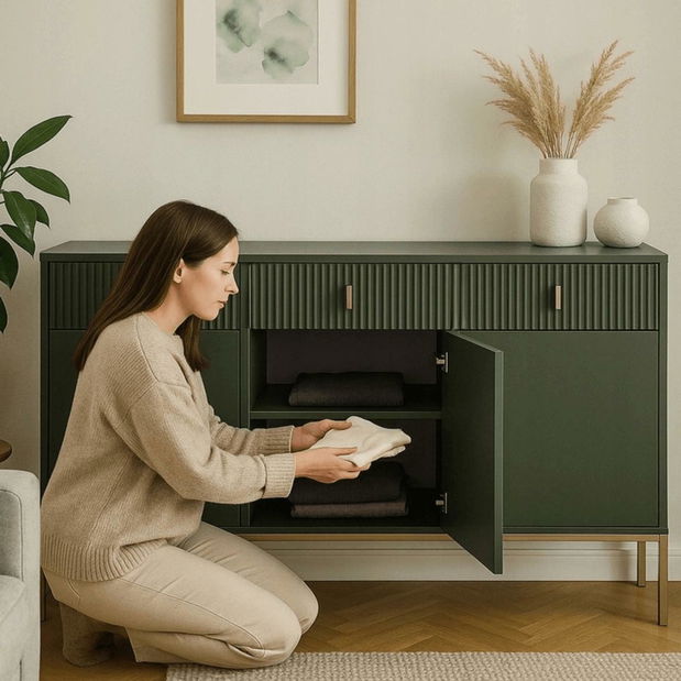 Komoda Militaba (černá)