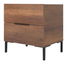 Noční stolek Kiran 1 (ořech)