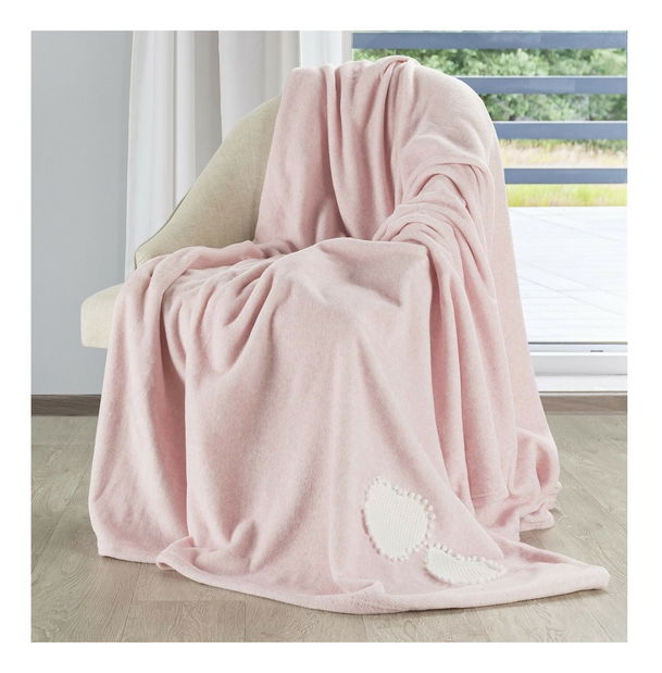 Deka 150x200 cm Pink Heart (růžová)