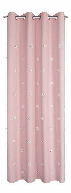 Záclona 140x250 cm Elssa (růžová)