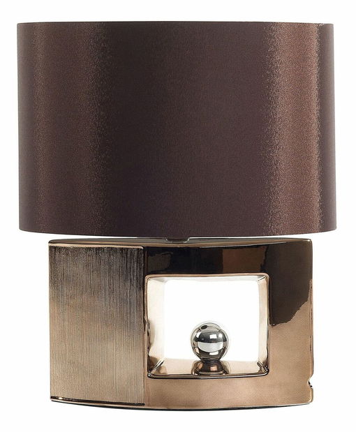 Stolní lampa Ducero (hnědá)