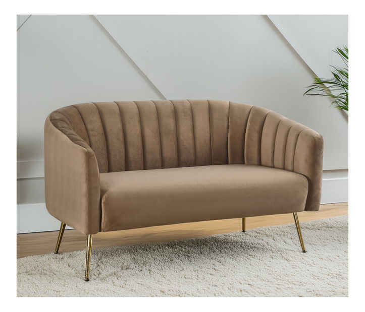 Designový 2-sed Bagie (hnědá)