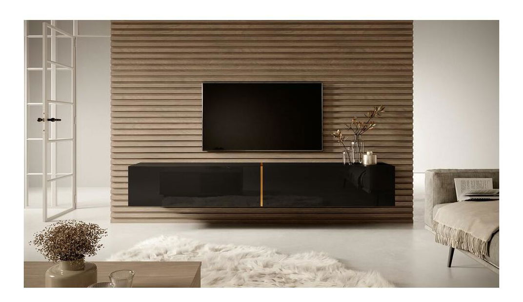 TV skříňka/stolek Bakira 200 (černá)