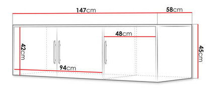Šatní skříň Lenona D3 (dub wellington) (se zrcadlem)