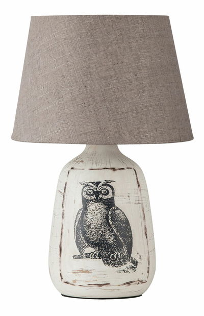 Stolní lampa Dora 4373 (bílá + šedá)