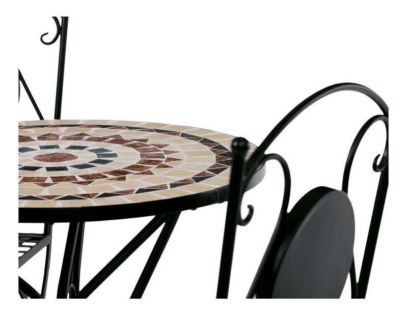 Zahradní set Unomassa (černá) (pro 2 osoby)