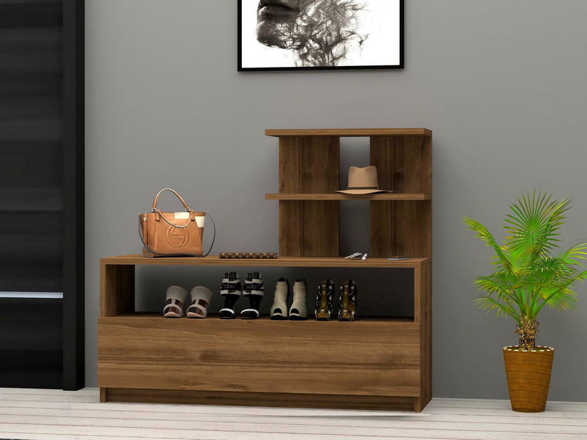 Skříňka na boty Arianna (hnědá)