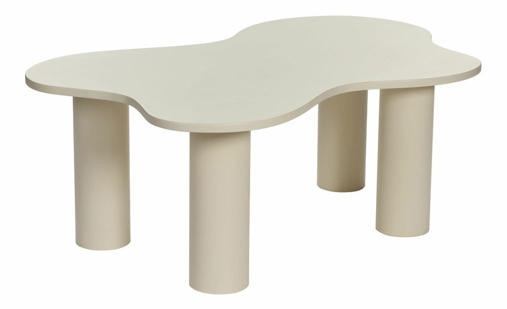 Konferenční stolek Blumingdel (krémová)