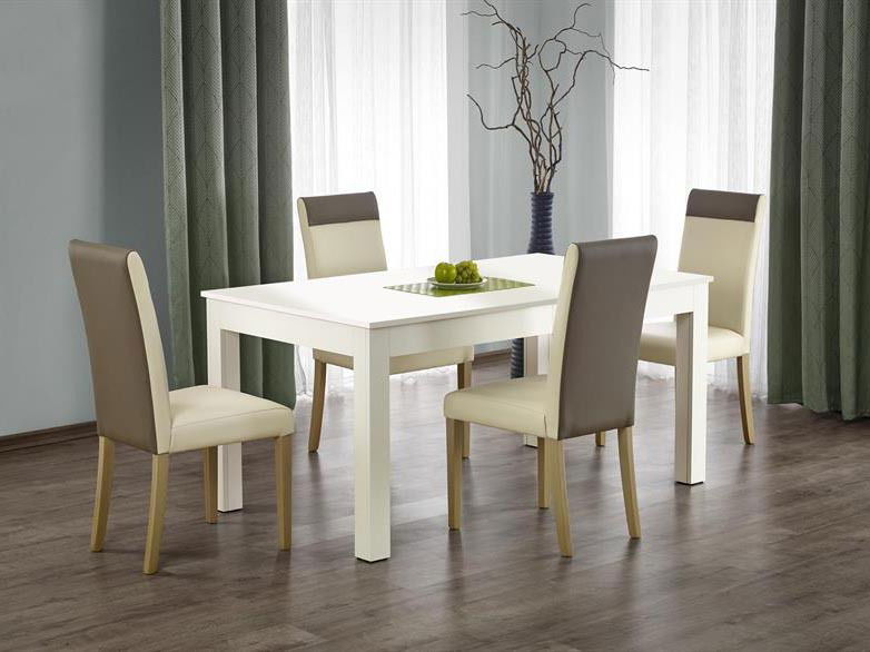 Rozkládací jídelní stůl 160-300 cm Sever (bílá) (pro 6 8 osob)