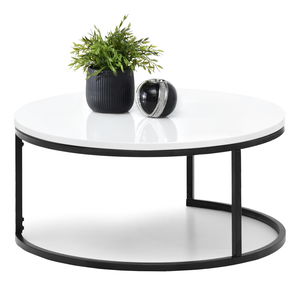 Konferenční stolek Kolja Stolek Xl (bílá + černá)