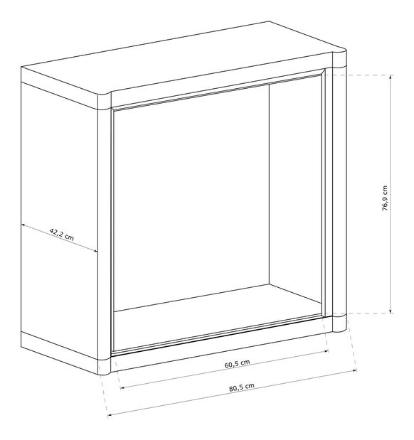 Komoda Douglas 04 (dub sonoma)
