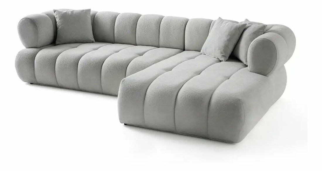 Rohová sedačka Petronel (šedá) (L) 1