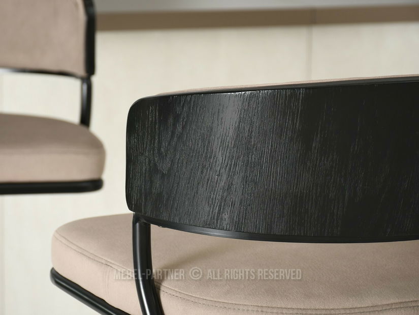 Židle Marta H (béžová + černá)