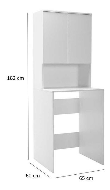 Skříňka na pračku Aderyn (bílá) *bazar