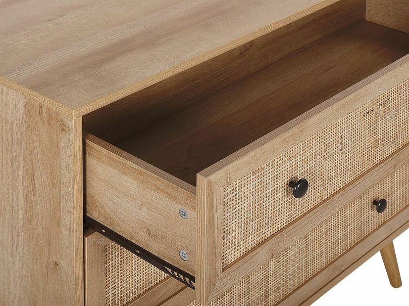 Komoda Ponza (světlé dřevo)