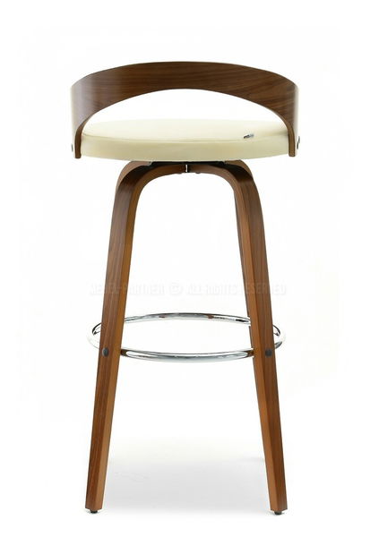 Židle Haime (oříšková + chromová)